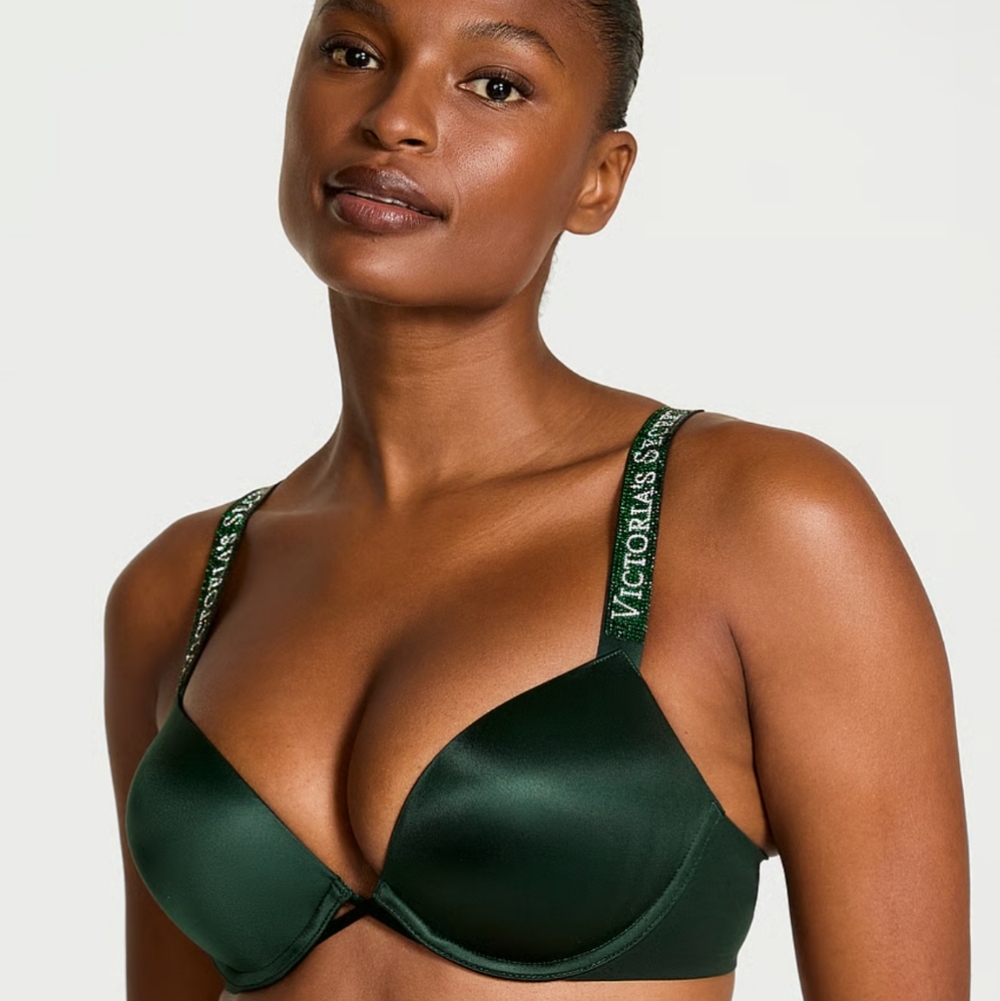 •NWT•VS Emerald Green Bra